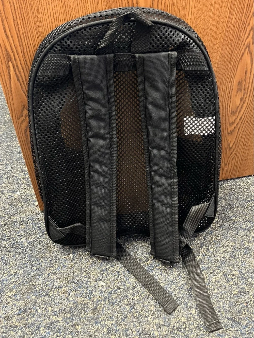 Summit Ridge Black Mesh Backpack Sporty Everyday Bag